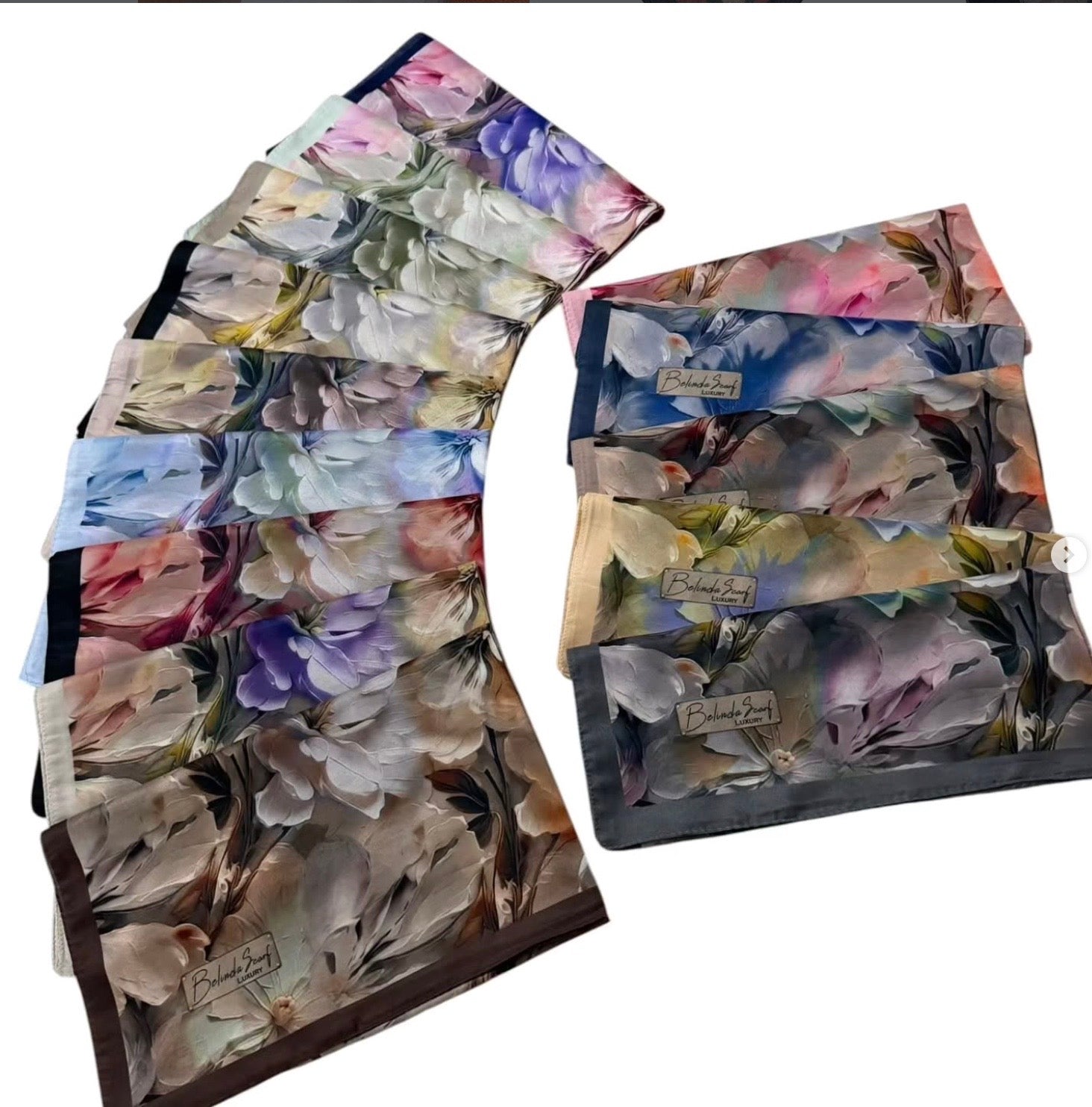 Belinda Big Flower Shawl