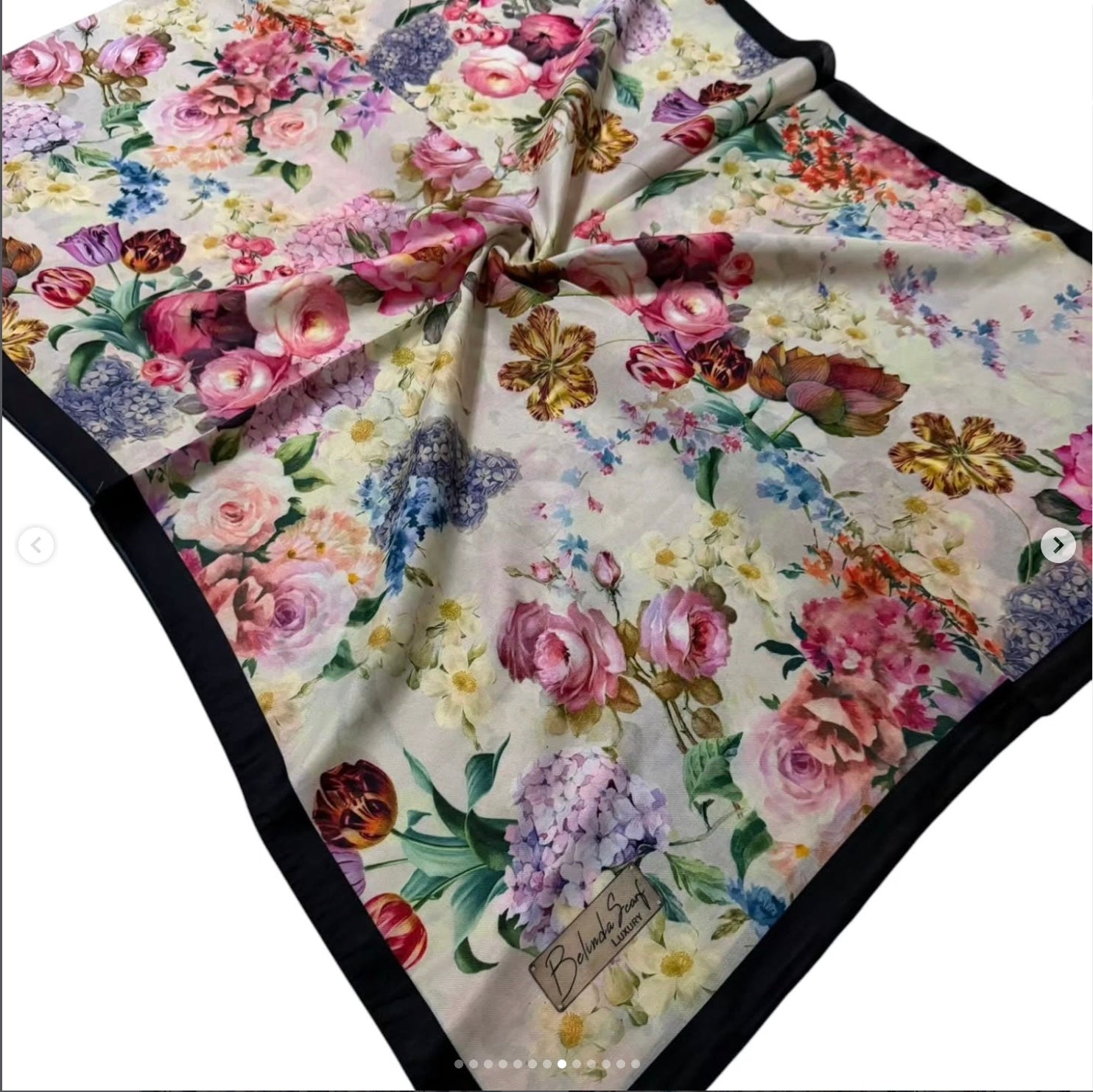 Belinda Vintage Flower Shawl