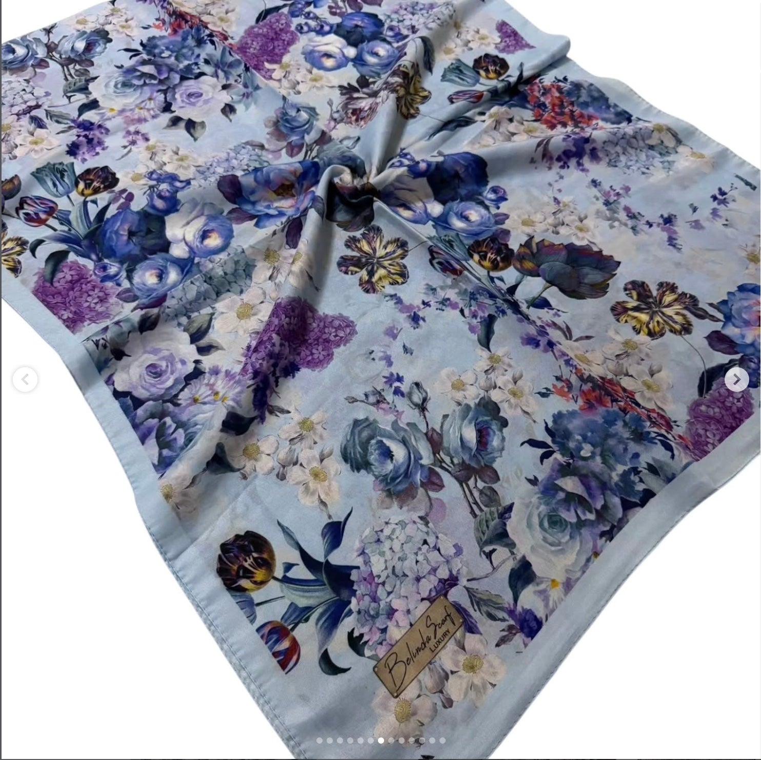 Belinda Vintage Flower Shawl
