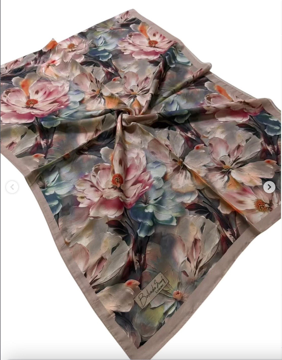 Belinda Big Flower Shawl