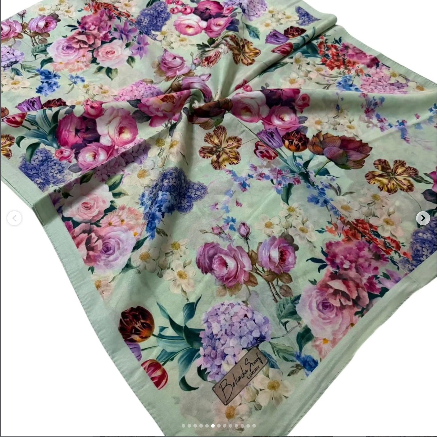 Belinda Vintage Flower Shawl