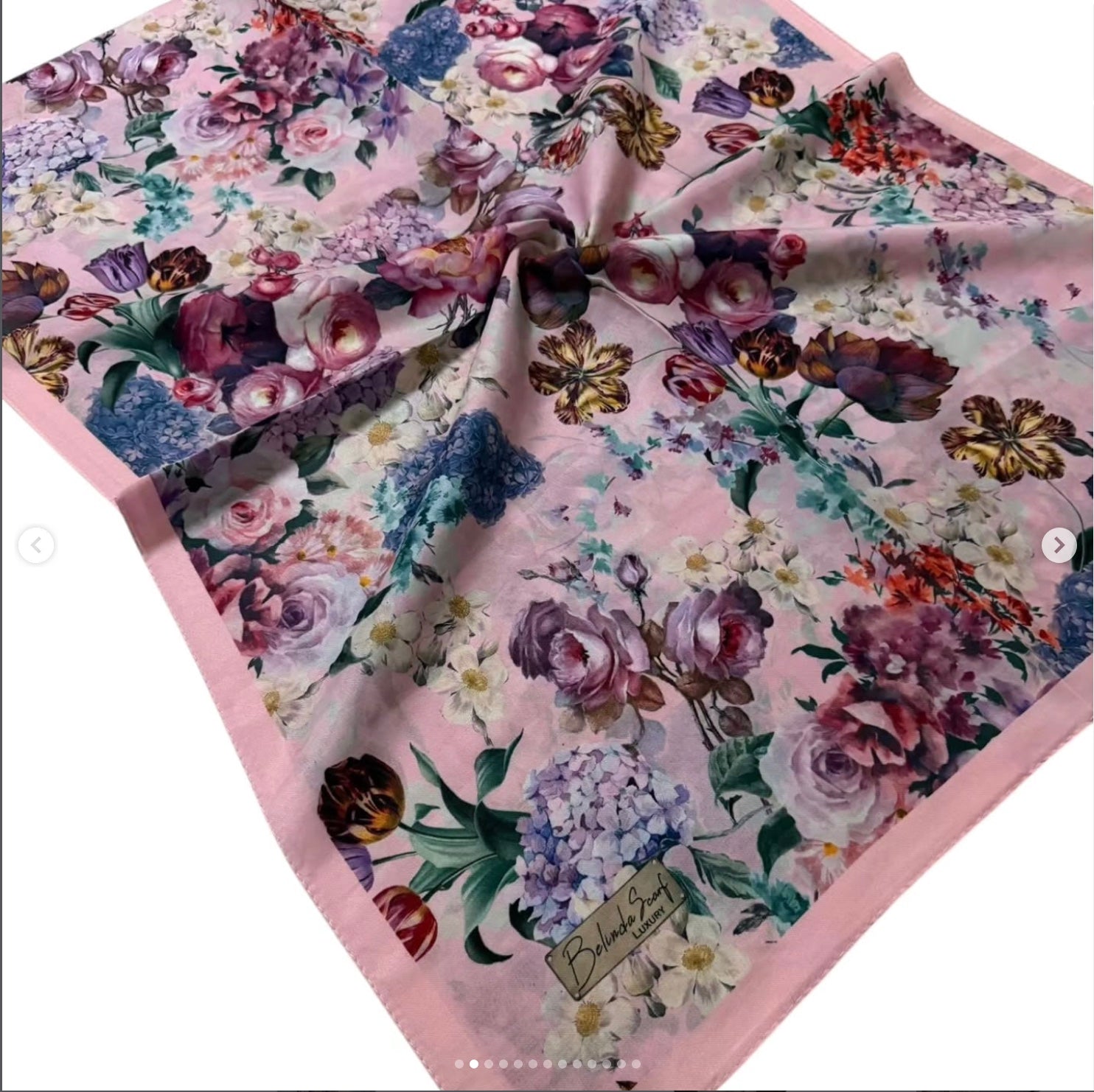 Belinda Vintage Flower Shawl