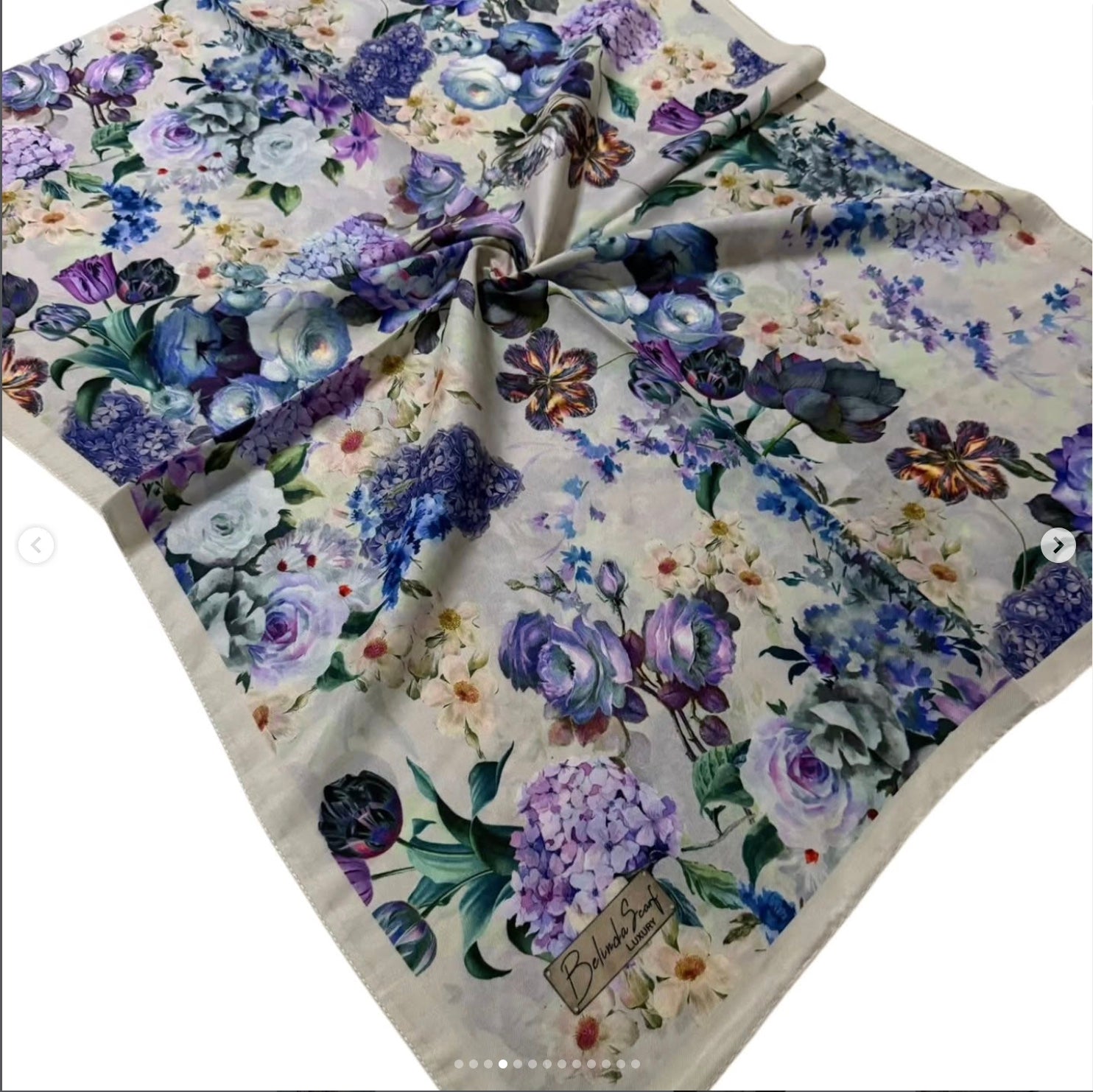 Belinda Vintage Flower Shawl