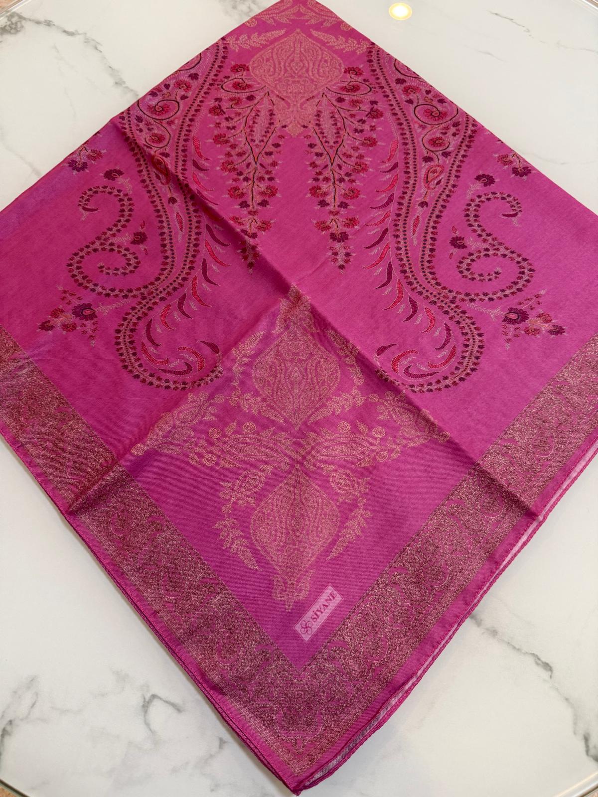 Siyane Regal Paisley Scarf - Fuchsia