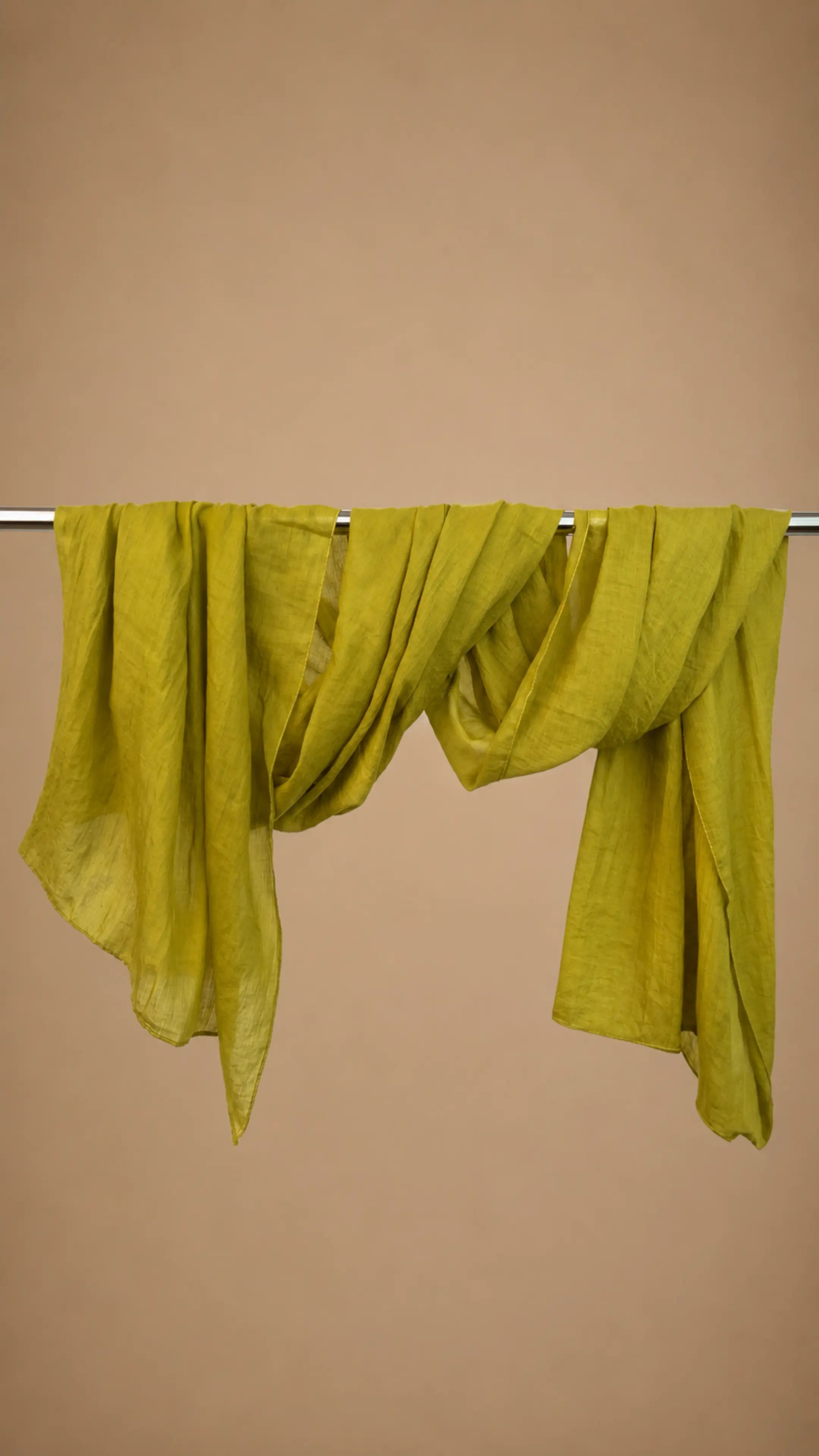 Zer Mocha Cotton Shawl - Avocado