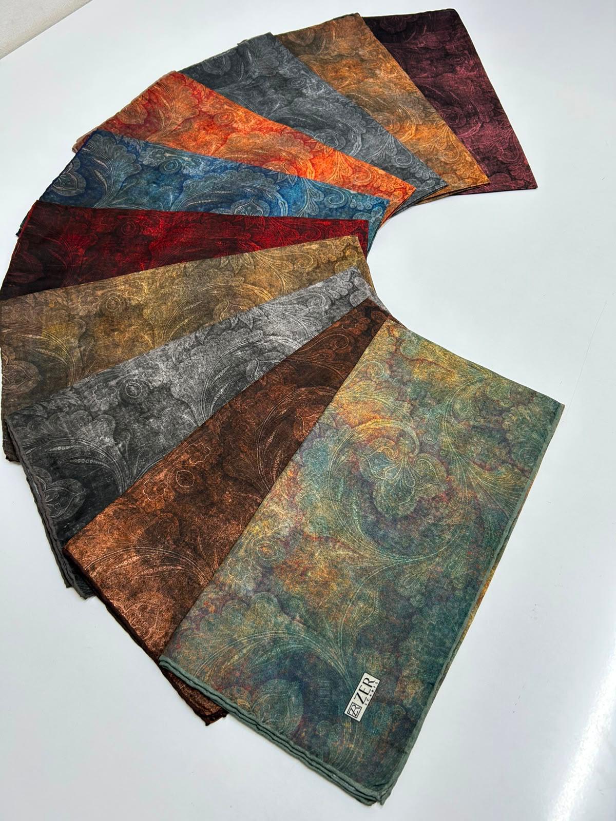 Zer Ornamental Paisley Scarf