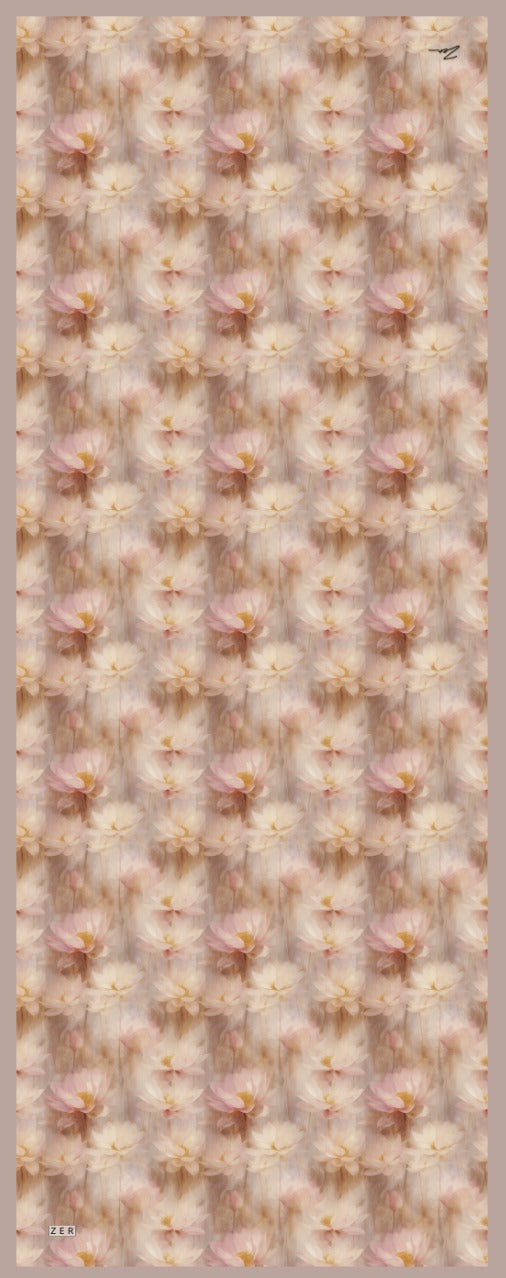 Zer Rami Lilium Cotton Shawl - Peach Beige