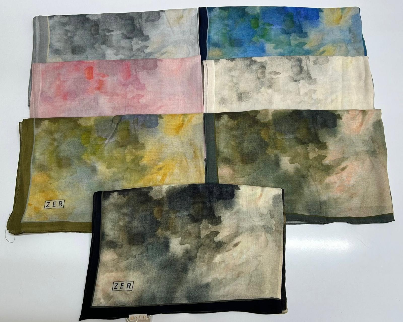 Zer Rami Rosarium Cotton Shawl